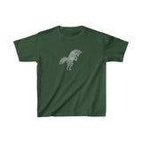 Fox Jumping, Nature's Thumbprint (Kids Cotton Blend Tee)