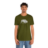 Bison, Nature's Thumbprint, (Cotton Blend Tee)