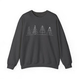 Christmas Tree Line Drawing (Sweatshirt)