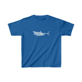 Shark, Nature's Thumbprint, (Kids Cotton Blend Tee)