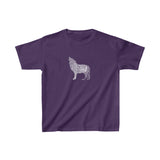 Wolf, Nature's Thumbprint, (Kids Cotton Blend Tee)