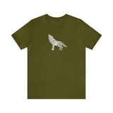 Wolf Howling, Nature's Thumbprint, (Cotton Blend Tee)