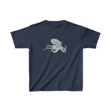 Octopus, Nature's Thumbprint (Kids Cotton Blend Tee)