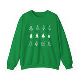 Icon-ic Christmas Trees, Holiday, (Sweatshirt)