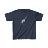 Giraffe, Nature's Thumbprint, (Kids Cotton Blend Tee)